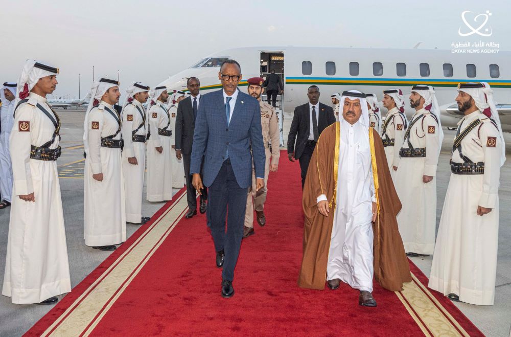 President Paul Kagame is in Doha, Qatar for an official working visit.