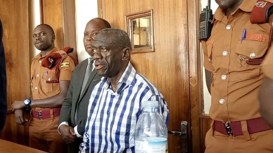 Col Dr Kiiza Besigye appeared frail during a recent court hearing.
