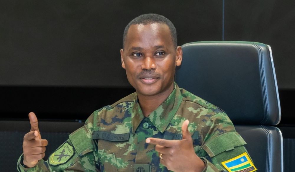Brigadier General Stanislas Gashugi, the new Special Operations Force (SOF) Commander.