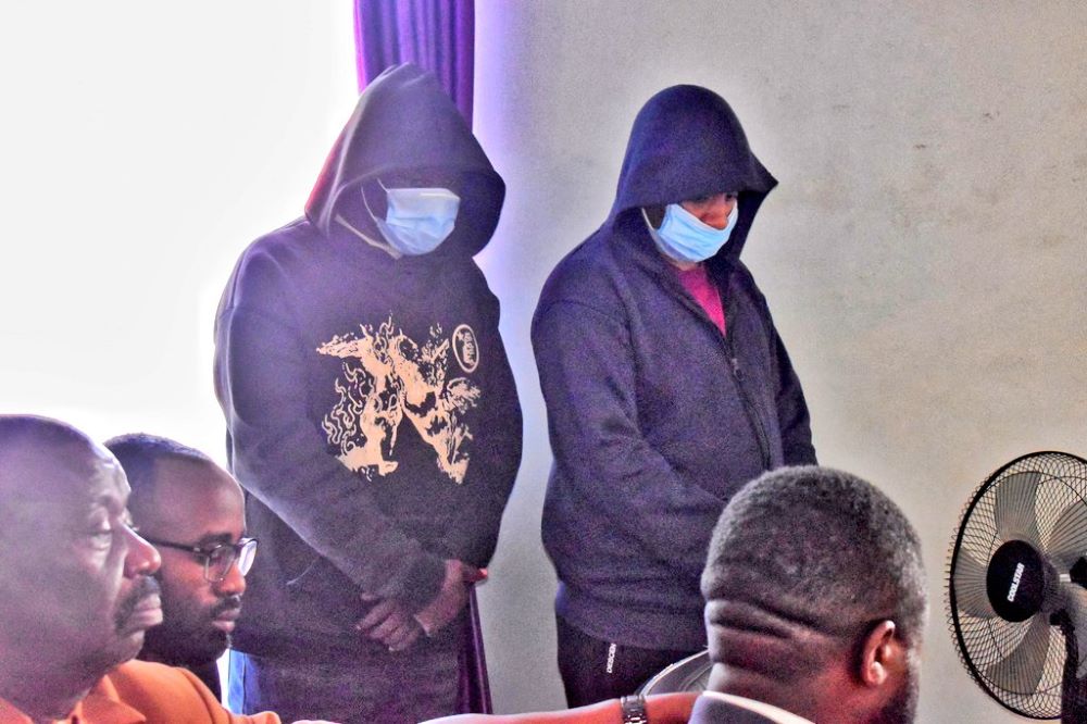 The officers, PC Katungi Alex and Assistant Inspector of Police (AIP) Hadali Keneth, are jointly facing charges of assault and conspiracy to commit atrocities.