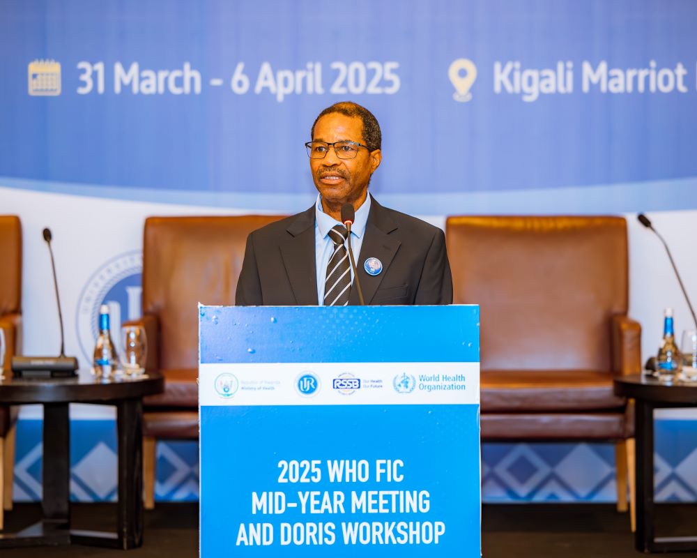 The WHO Country Representative for Rwanda, Dr. Brian Chirombo, applauded the collaborative efforts that led to the establishment of the new center.