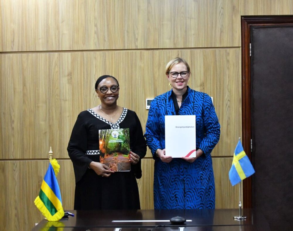 The MoU sets the foundation for Rwanda and Sweden to develop a Bilateral Cooperation Agreement 
