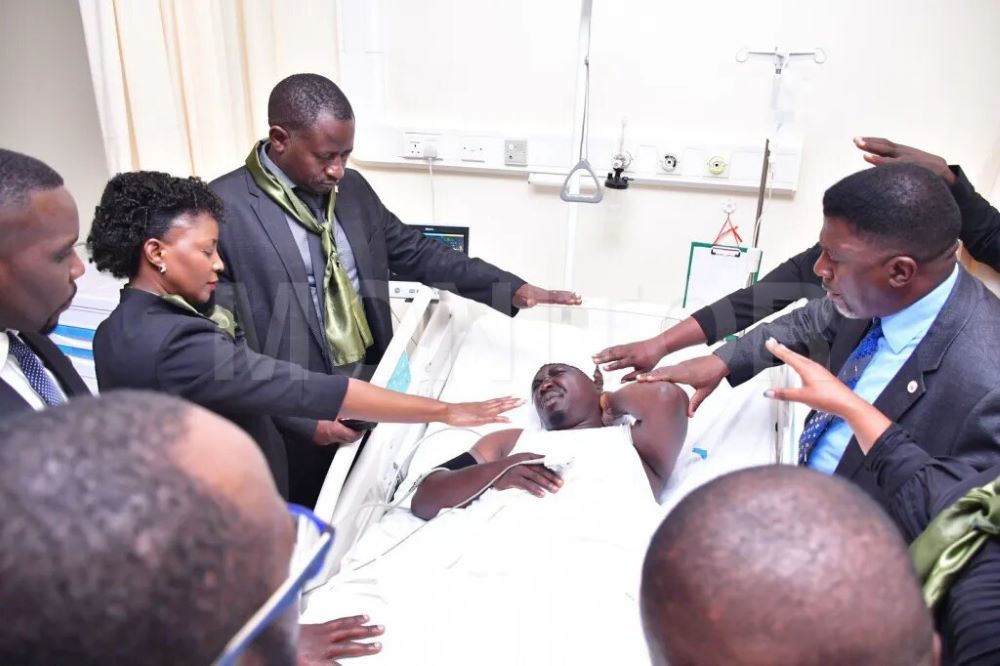 MP Francis Zaake is currently receiving medical treatment St. Francis Hospital Nsambya.