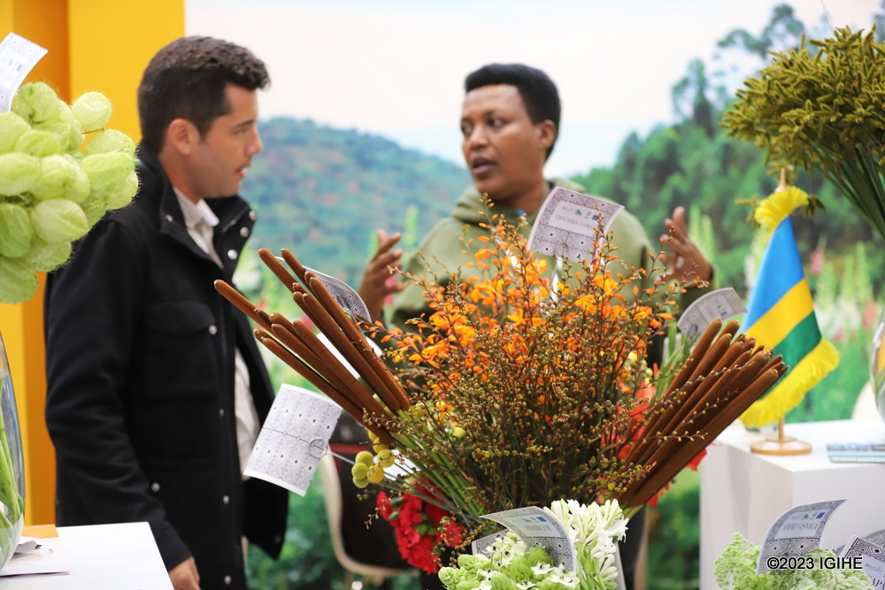 The CEO of Bright Harvest, Karemera Annonciathe said that it was her first time attending the trade fair but it left her with valuable insights including discovering new types of flowers that could be grown in Rwanda.