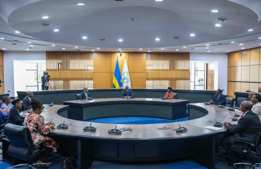 The swearing in ceremony of Joseph Nsengimana was presided over by President Paul Kagame