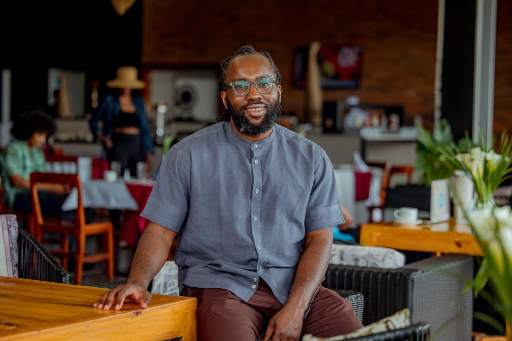 Tunde Wey, a Nigerian fellow at the Graduate School of Design, reflected on Rwanda’s design aesthetics, which resonated with his own cultural background.