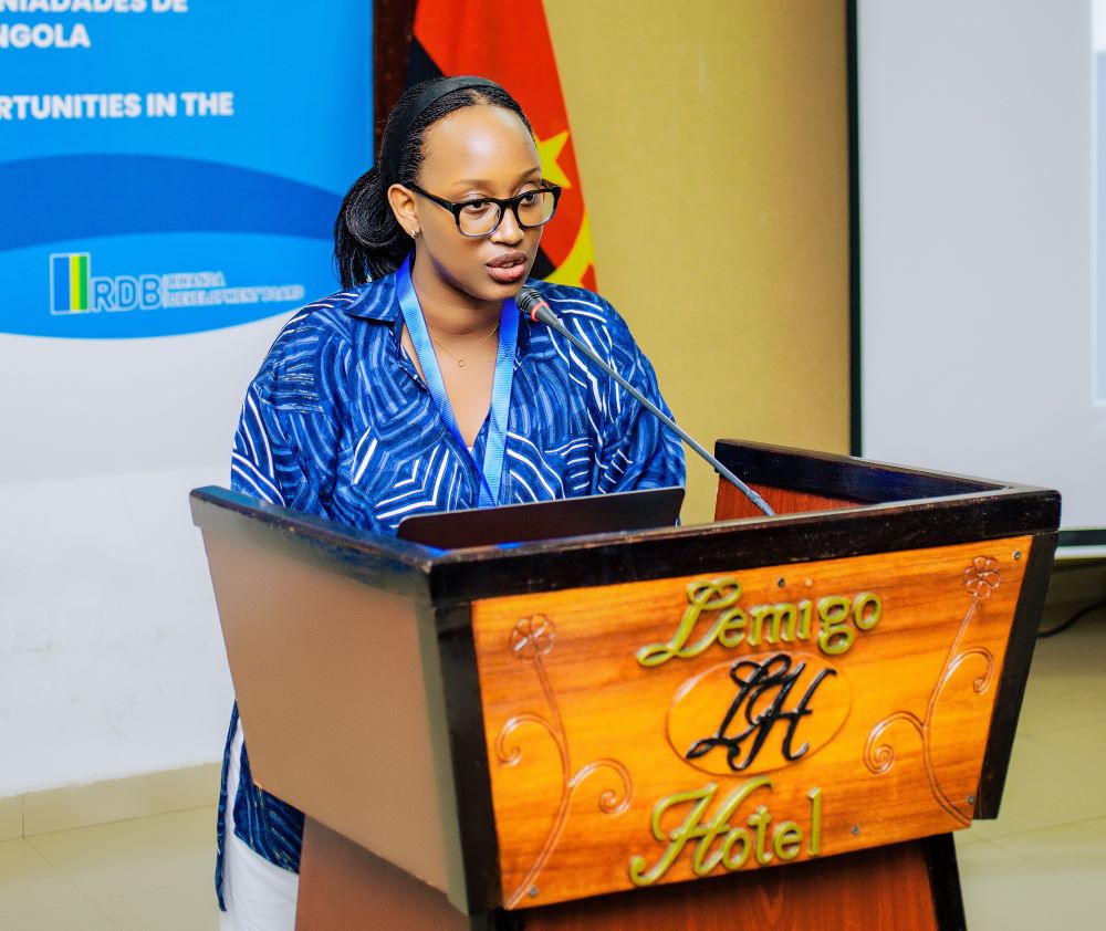 Michelle Umurungi, the Chief Investment Officer at the Rwanda Development Board (RDB), is enthusiastic about building stronger ties with Angola.