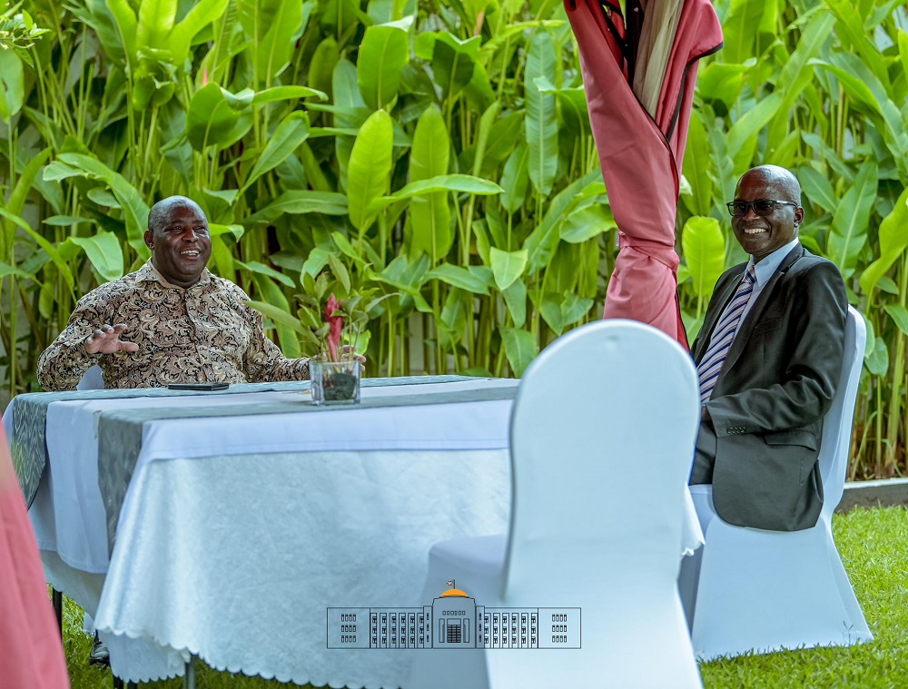 He was warmly welcomed by President Ndayishimiye.