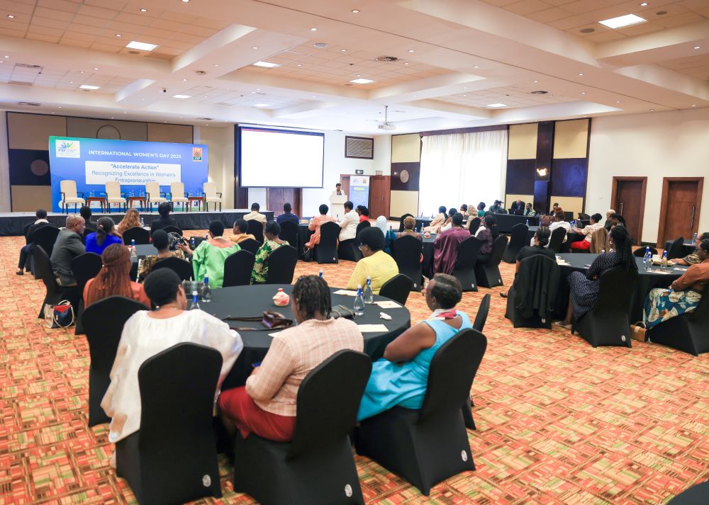 Rwandan women entrepreneurs gathered on March 27, 2025, to celebrate International Women’s Day.