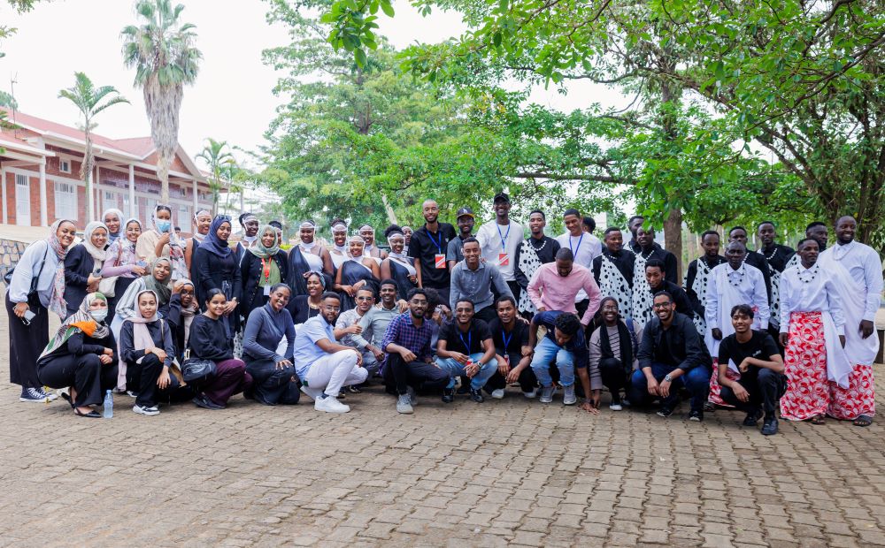 Some of the new students at UMST pose for a group photo