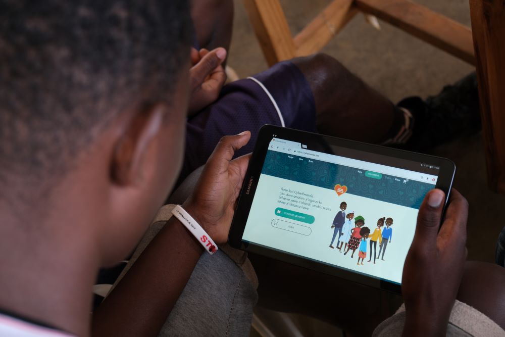 The platform offers accessible, culturally relevant resources in both English and Kinyarwanda