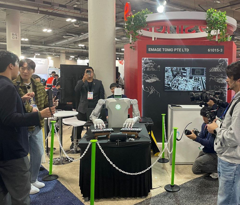 Singapore developed TOMO, a humanoid robot capable of performing intricate in manufacturing environments.