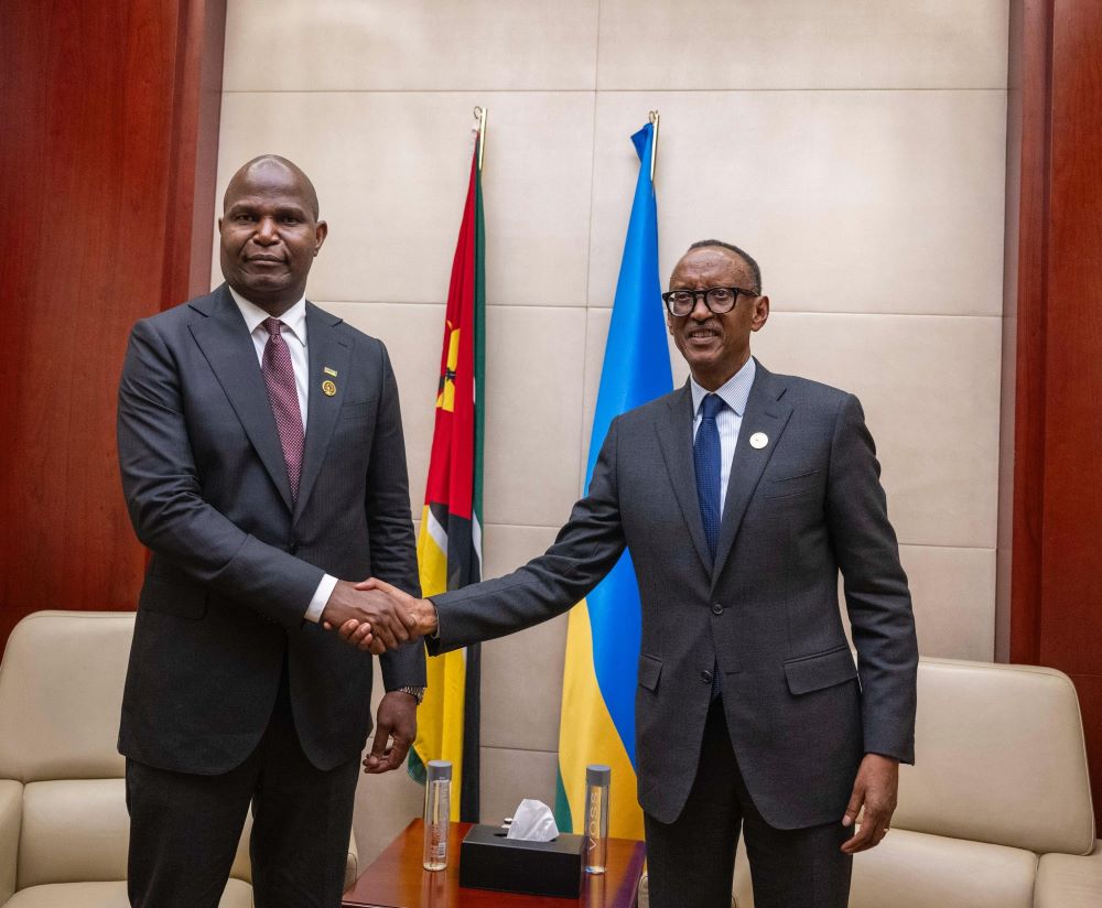 President Kagame and Mozambican President Daniel Chapo reviewed the robust partnership between Rwanda and Mozambique.