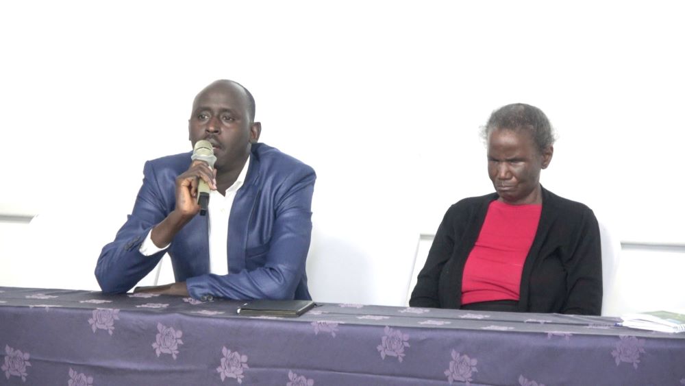 Dr. Donatille Kanimba (R), the founding Executive Director of the Rwanda National Union of the Blind is happy with the progress made in disability inclusion.