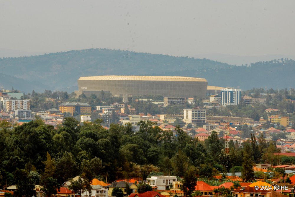 A resident of these houses has a good view of Amahoro Stadium.