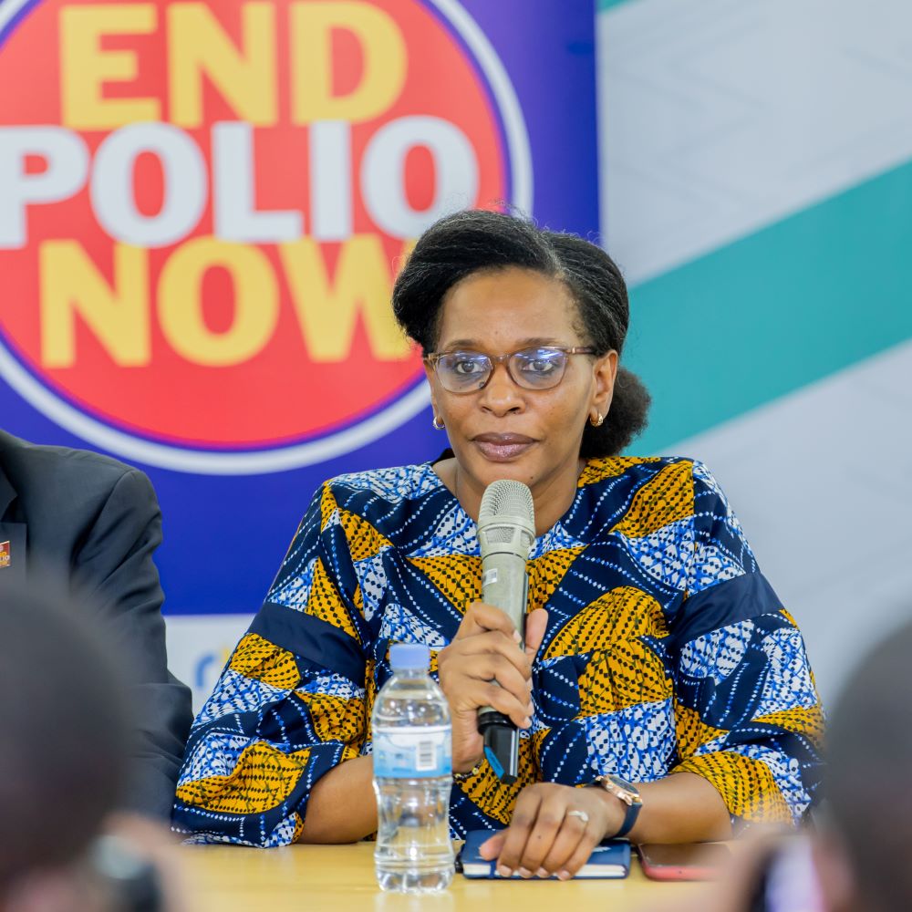  Dr Muhayimpundu Marie Aimée is a representative from WHO Expanded Programme on Immunization (EPI).