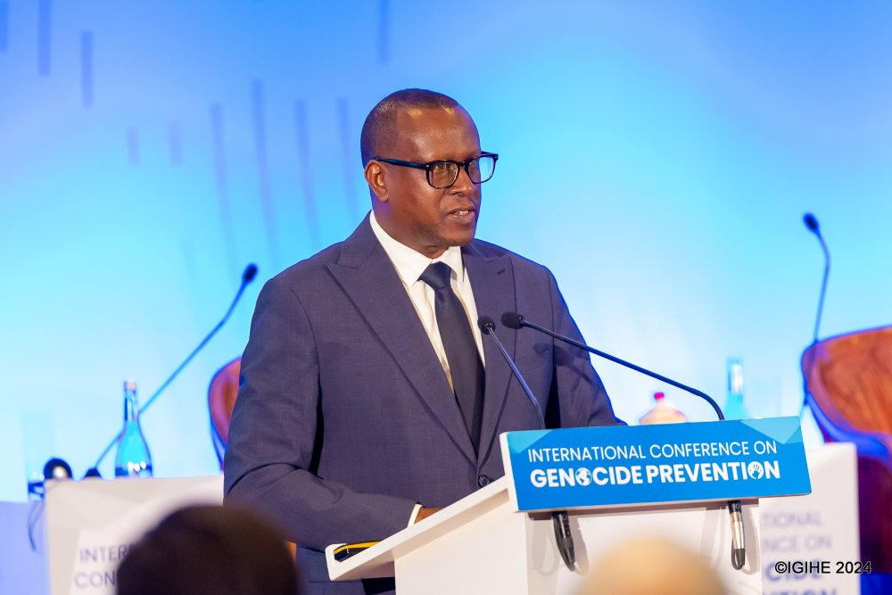 Dr. Jean Damascène Bizimana, the Minister of National Unity and Civic Engagement, said the center will focus on conducting research on genocide prevention worldwide.