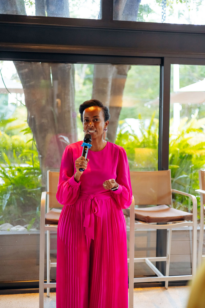 Salma Habib Nkusi announced that they have already trained 300 women and girls on how to be bold and advance themselves in various ways.