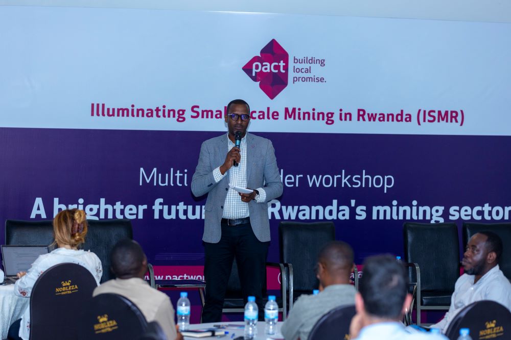 Moise Mutabazi, the Country Director of Pact Rwanda, is optimistic about the outcomes of this project.