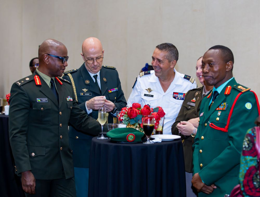 Many Dignitaries attended the celebration including security personnel from different countries.