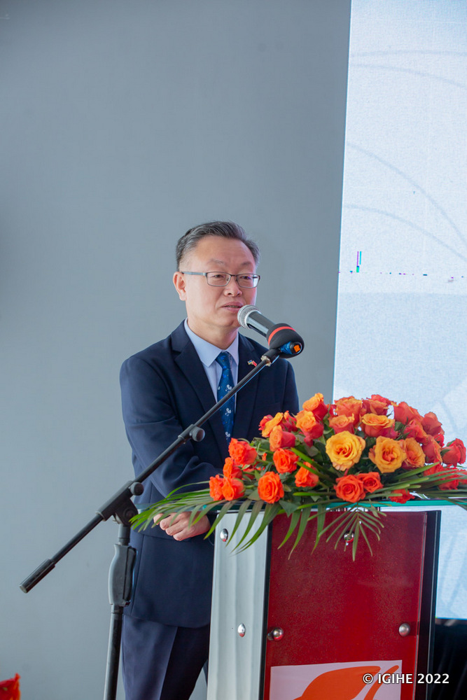 Mr Yin Qingri Chairman of Rwanda-China promotion Association. 