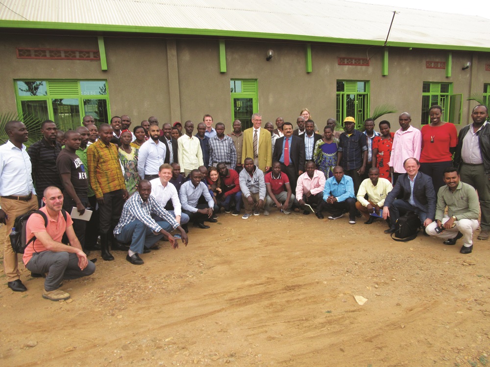 IITI Project Partners with Outgrowers in Ntarama Sector, Bugesera District at the closing of the project’s activities ceremony. 