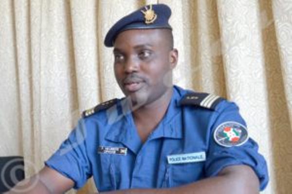 Pierre Nkurikiye, spokesman of Burundi police