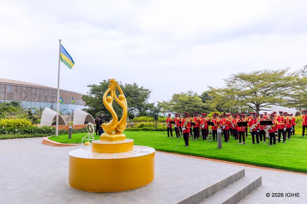 The ceremony took place at the National Heroes Memorial in Remera, Kigali City, during the 32nd National Heroes Day commemoration.