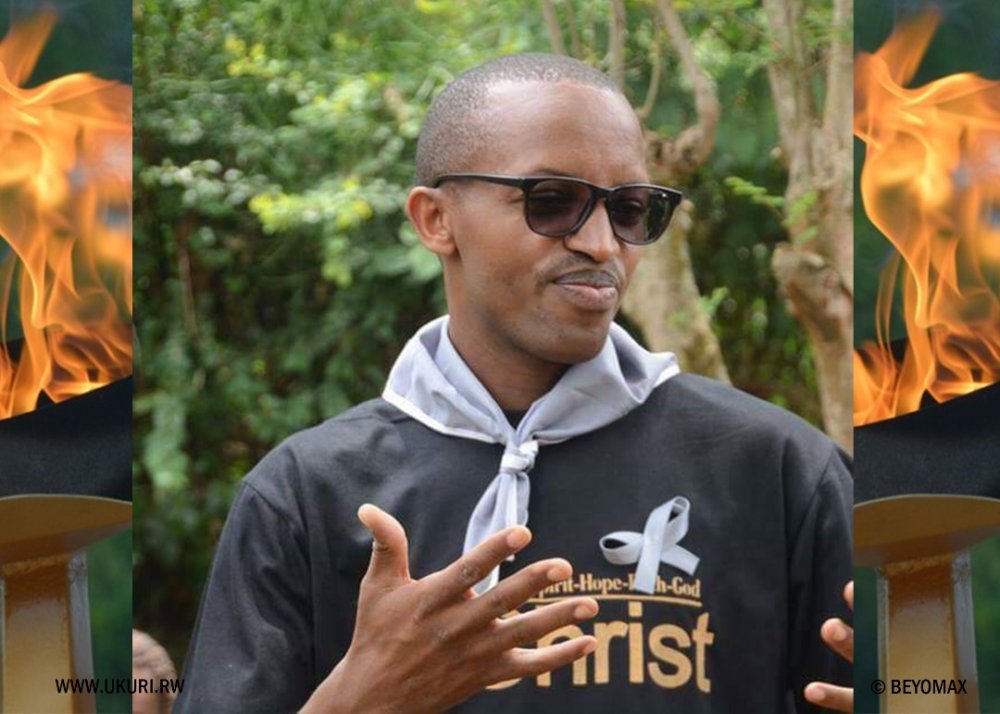 Uzabakiriho Placide is one of singers that have released commemoration songs.