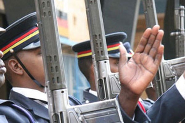 Police officers at a past event. Police commanders are grappling with increasing disciplinary and criminal cases involving their juniors across the country.
