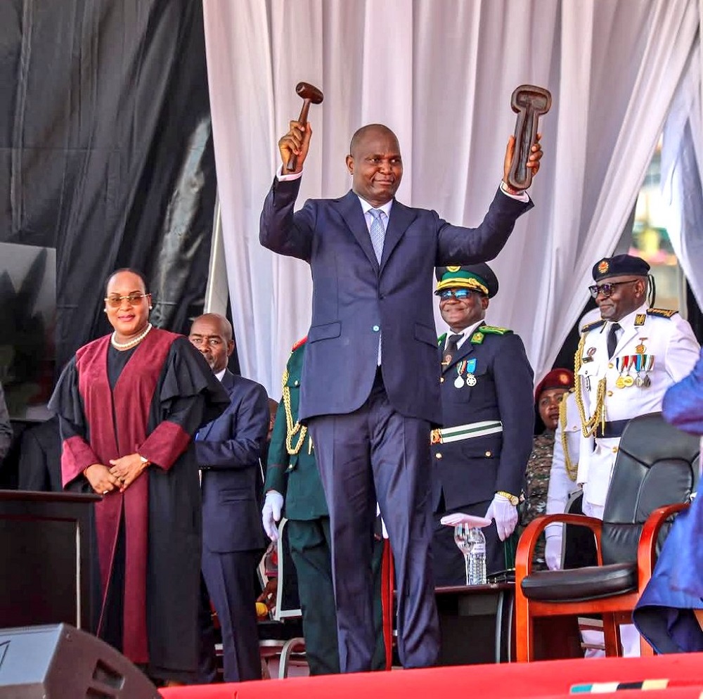 Daniel Francisco Chapo was sworn in as Mozambique’s fifth president during a ceremony in Maputo on Wednesday.