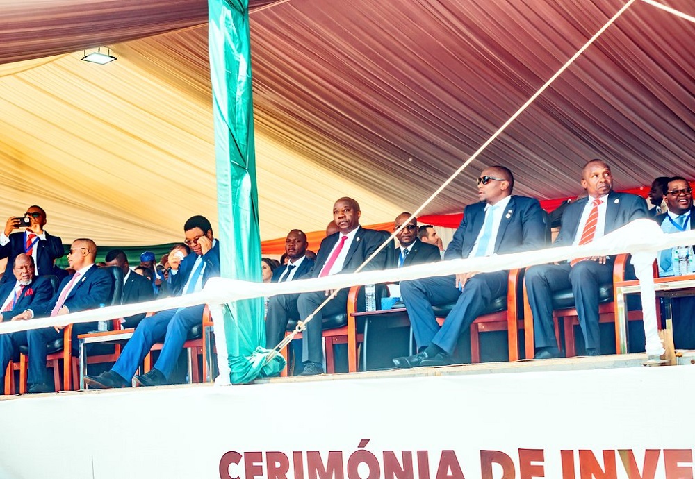 Rwanda's Prime Minister, Dr. Edouard Ngirente, represented President Paul Kagame at the inauguration ceremony of Daniel Francisco Chapo