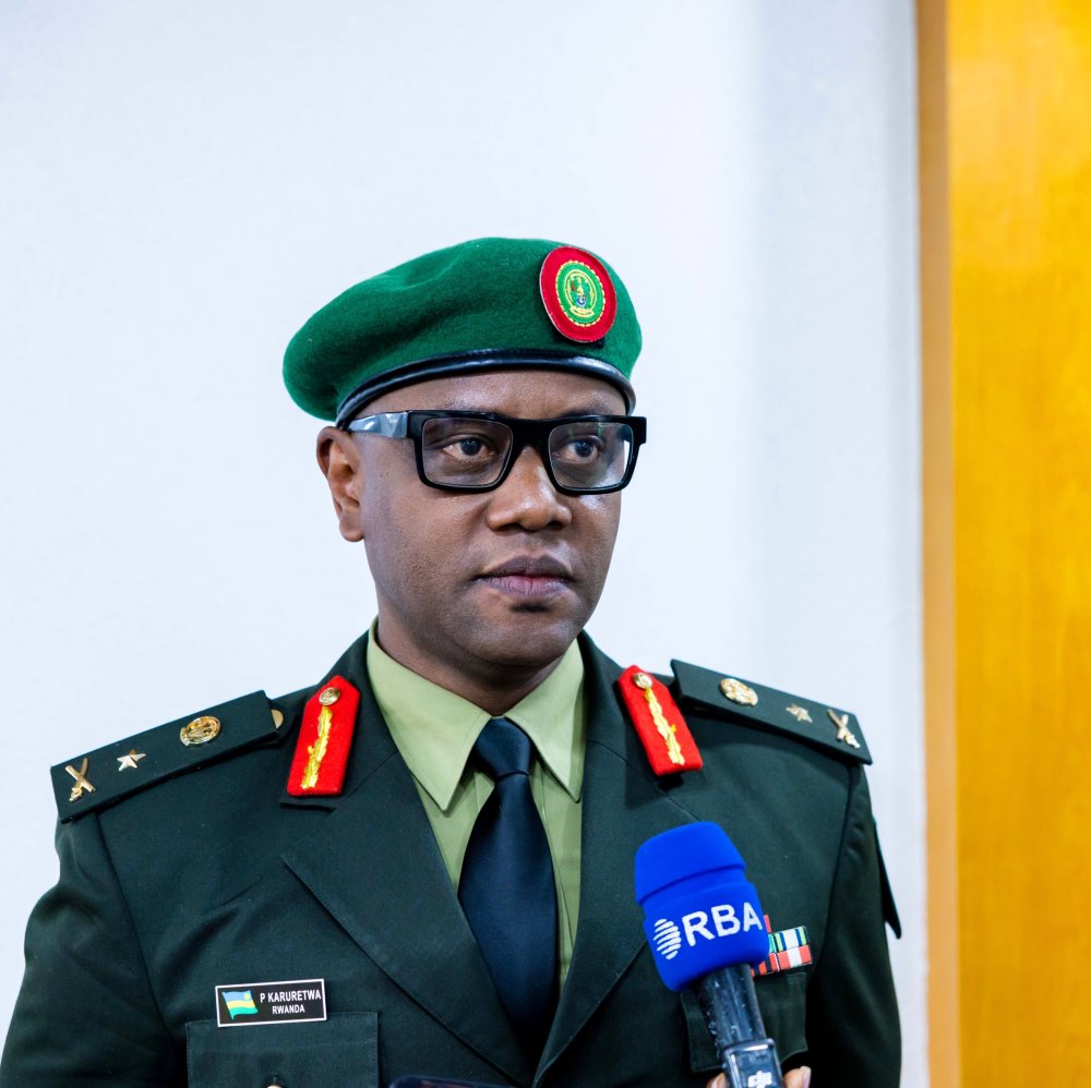 Brigadier General Patrick Karuretwa vowed to focus on promoting integrity within military ranks.