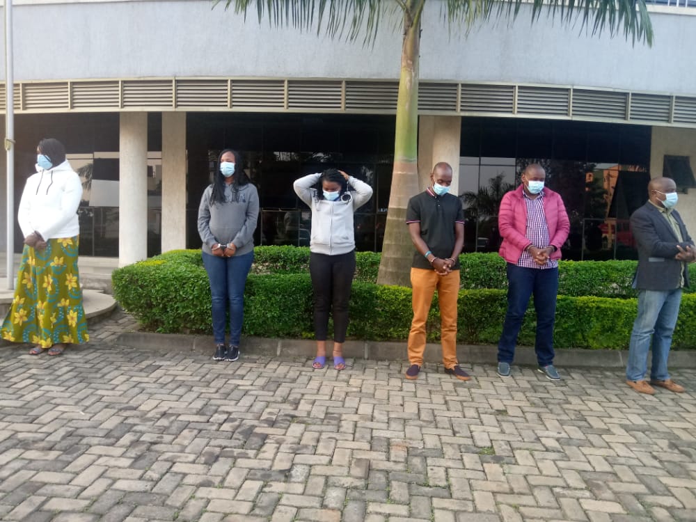 Some of people arrested violating COVID-19 preventive measures.  