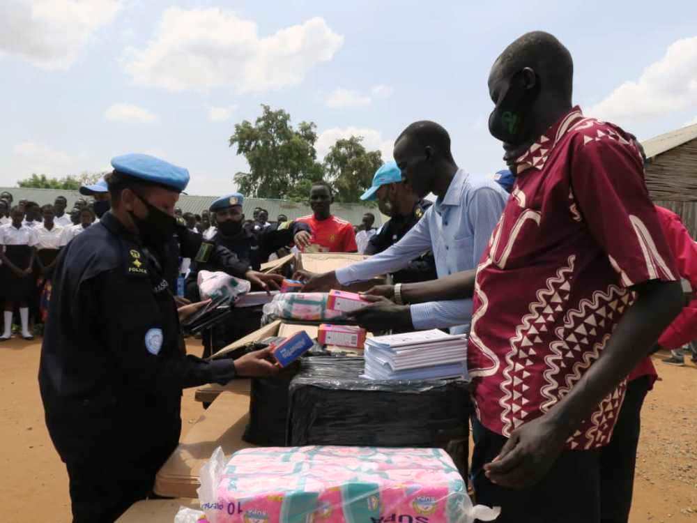 The event to handover the items also provided a platform to sensitize the students on dangers of abusing drugs to their health and education dreams.