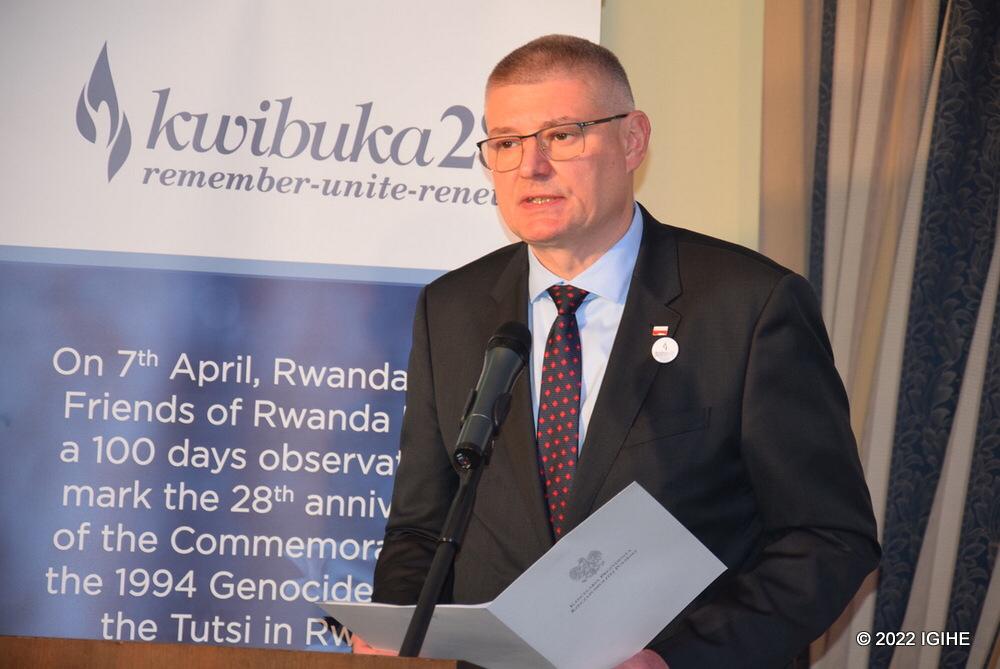 Amb. Czerwinski has underscored the relevance of cherishing memory of Genocide victims. 