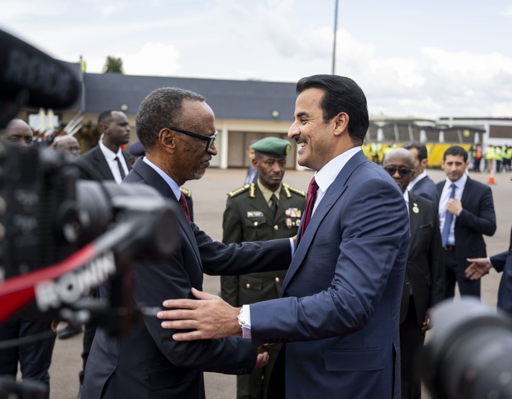 The Emir of Qatar, Sheikh Tamim bin Hamad Al-Thani, has praised President Paul Kagame for his continued efforts in supporting peace initiatives in the Great Lakes region of Africa.
