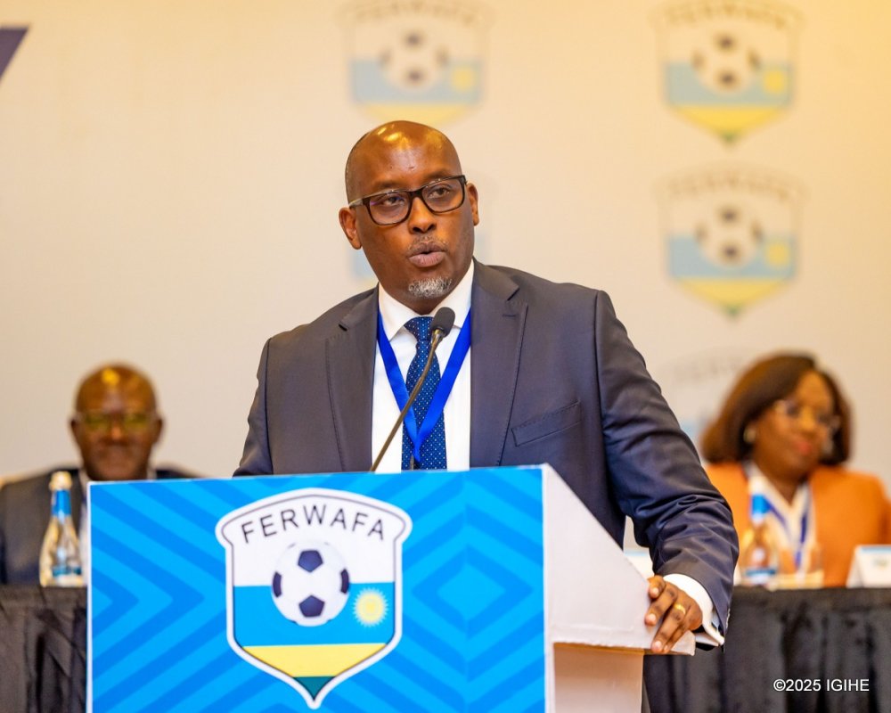 Shema Fabrice has been elected as the 16th president of the Rwanda Football Federation (FERWAFA) following the ordinary General Assembly held at Serena Hotel on Saturday, August 30, 2025.