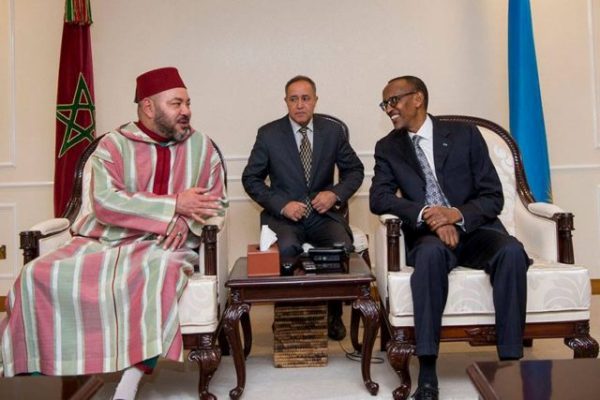 King Mohamed VI of Morocco was welcomed by president Paul Kagame during the three days of official visit 