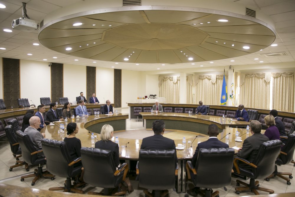 President Kagame meets with Australian Investors in Kigali on 31st March 2017