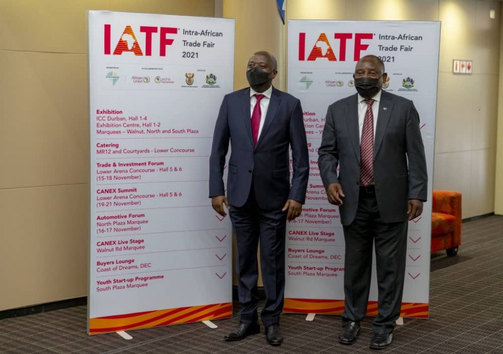 As he arrived in South Africa, Premier Ngirente was received by President Ramaphosa.