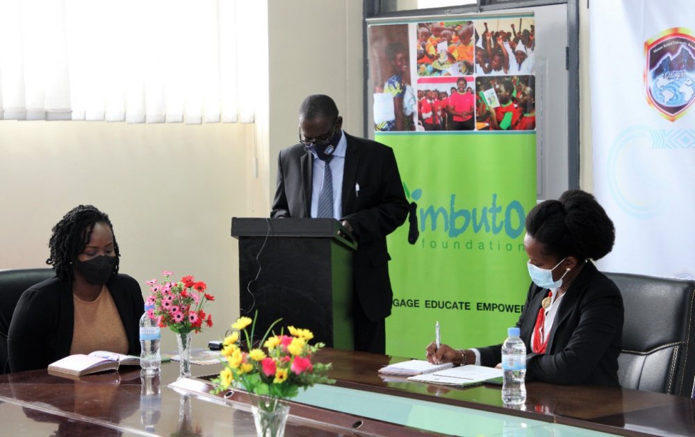 The Vice Chancellor at Mount Kenya University Rwanda, Prof Edwin Odhuno has told IGIHE that they are glad for Imbuto Foundation’s contribution to promote education.