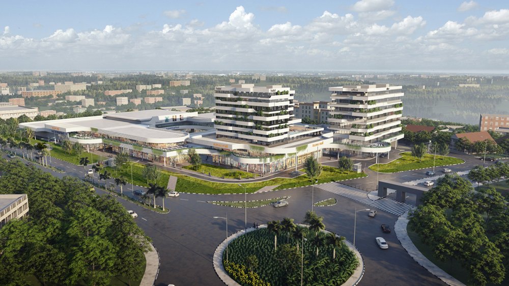 The artistic impression of Inzovu Mall. 