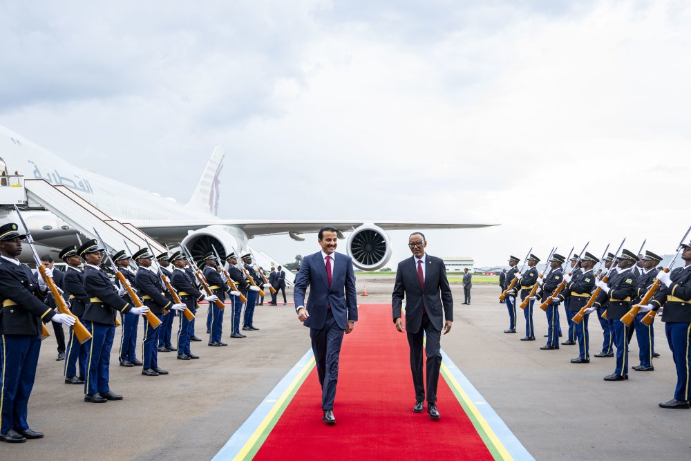 Sheikh Tamim arrived in Rwanda on Thursday for a two-day official visit, which concluded on November 21, 2025.