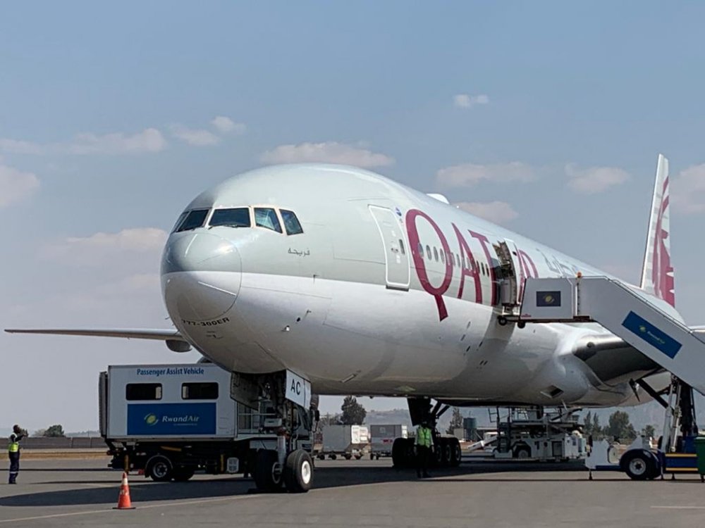 Qatar Airways has resumed operations in Rwanda four months after flights were suspended due to the Coronavirus outbreak.