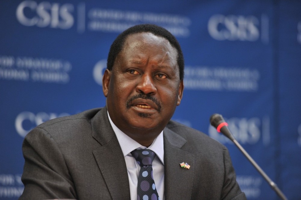 Raila Odinga announced  his presidential bid on 10th December 2021. Net Photo