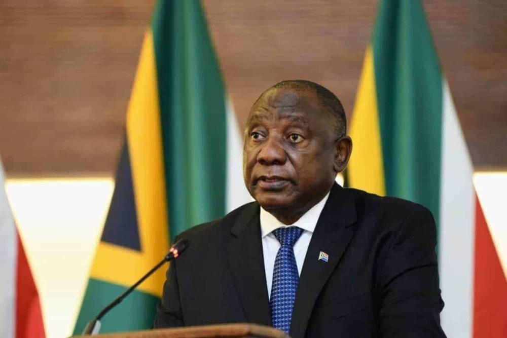 President Cyril Ramaphosa declared the national mourning in the State of the Nation Address.