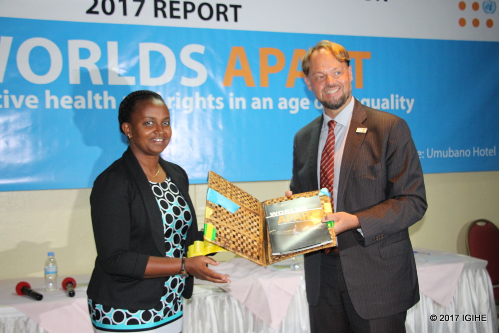 RBC's Dr. Condo and UNFPA representative in Rwanda, MArk Bryan Schreiner