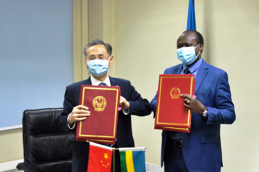 The agreement has been signed by Rwanda's Minister of Finance and Economic Planning Dr. Uzziel Ndagijimana and Rao Hongwei, Ambassador of the People’s Republic of China to Rwanda.