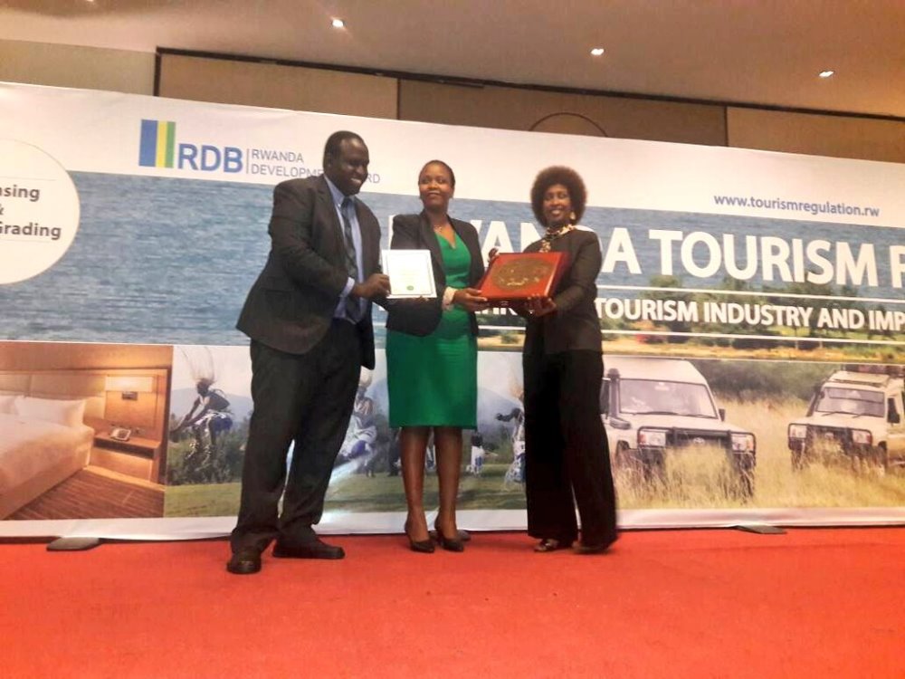 RDB CEO Clare Akamanzi awards Four Star Hotels